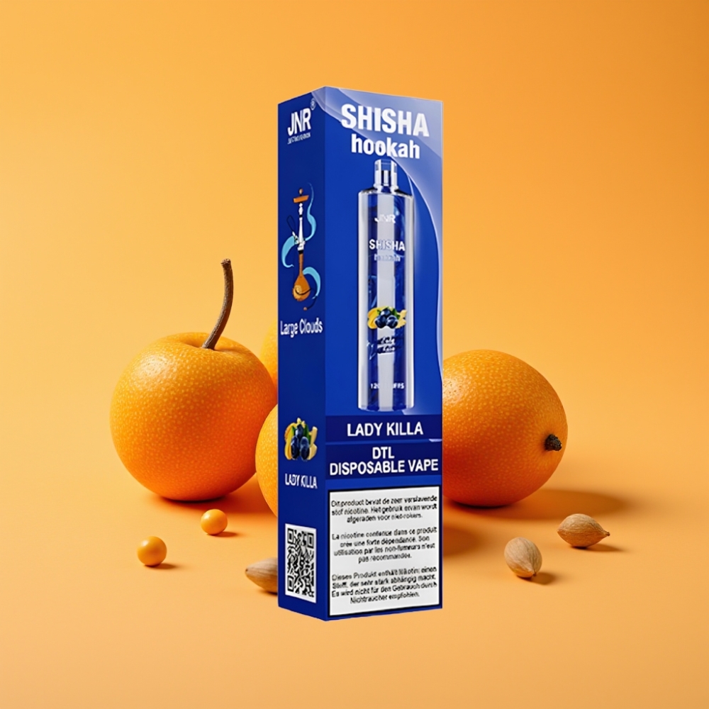 JNR Shisha Hookah 12000 Puffs Engangs Vape Lady Dræber 750mAh 24ml
