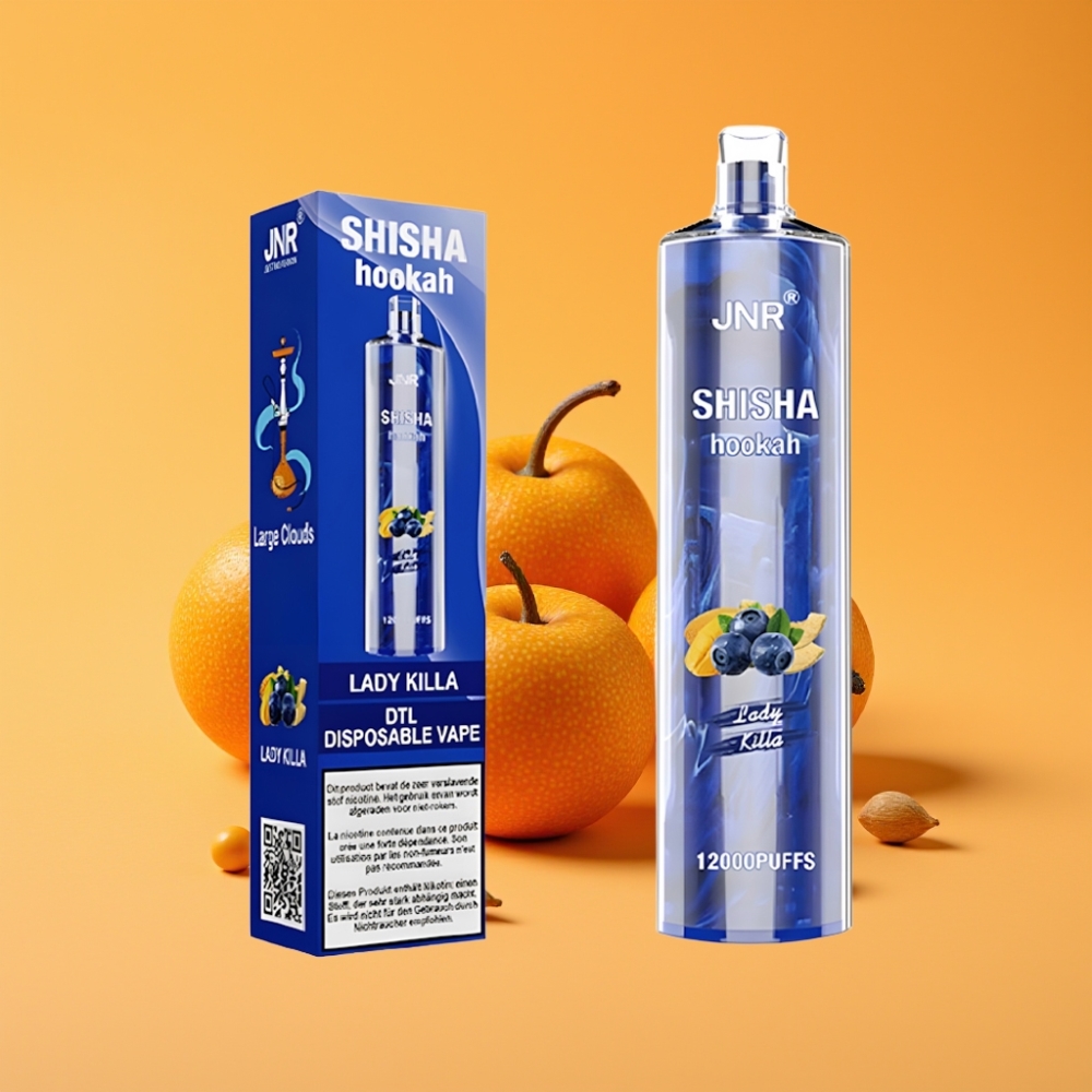 JNR Shisha Hookah 12000 Puffs Engangs Vape Lady Dræber 750mAh 24ml