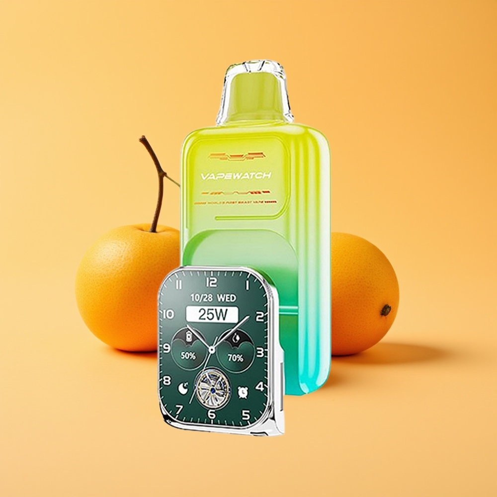 Denmark distributors JNR VapeWatch 30000 Puffs Engangs Vape Orange Mango 19mL 5%