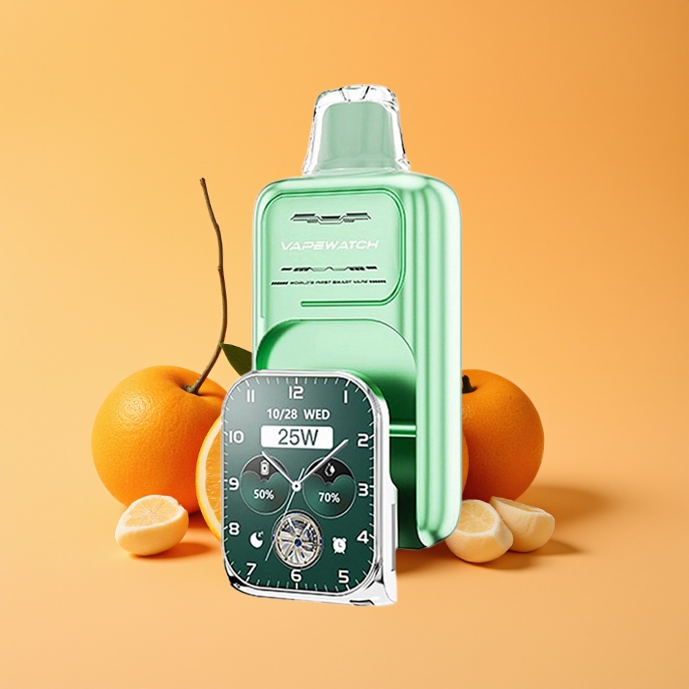 JNR VapeWatch 30000 Puffs Engangs Vape Miami Mynte – 1000mAh, 19mL