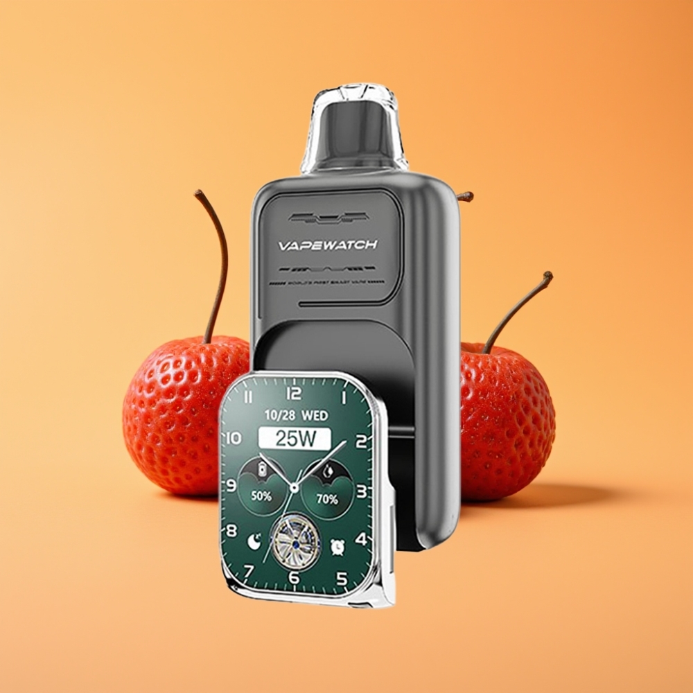 JNR VapeWatch 30000 Puffs Engangs Vape Triple Bær med 1000mAh & Type-C
