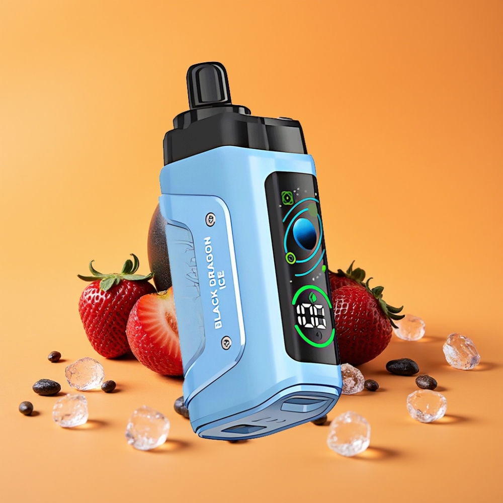 Denmark distributors Razz Bar 45000 Puffs Disposable Vape Sort Drage Is