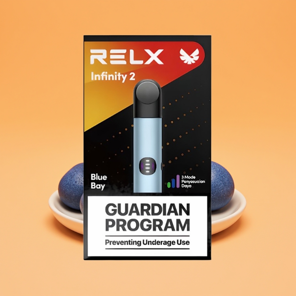 RELX Infinity 2 Vape Device Blå med 1,9 ml Pod Kapacitet og 440mAh Batteri