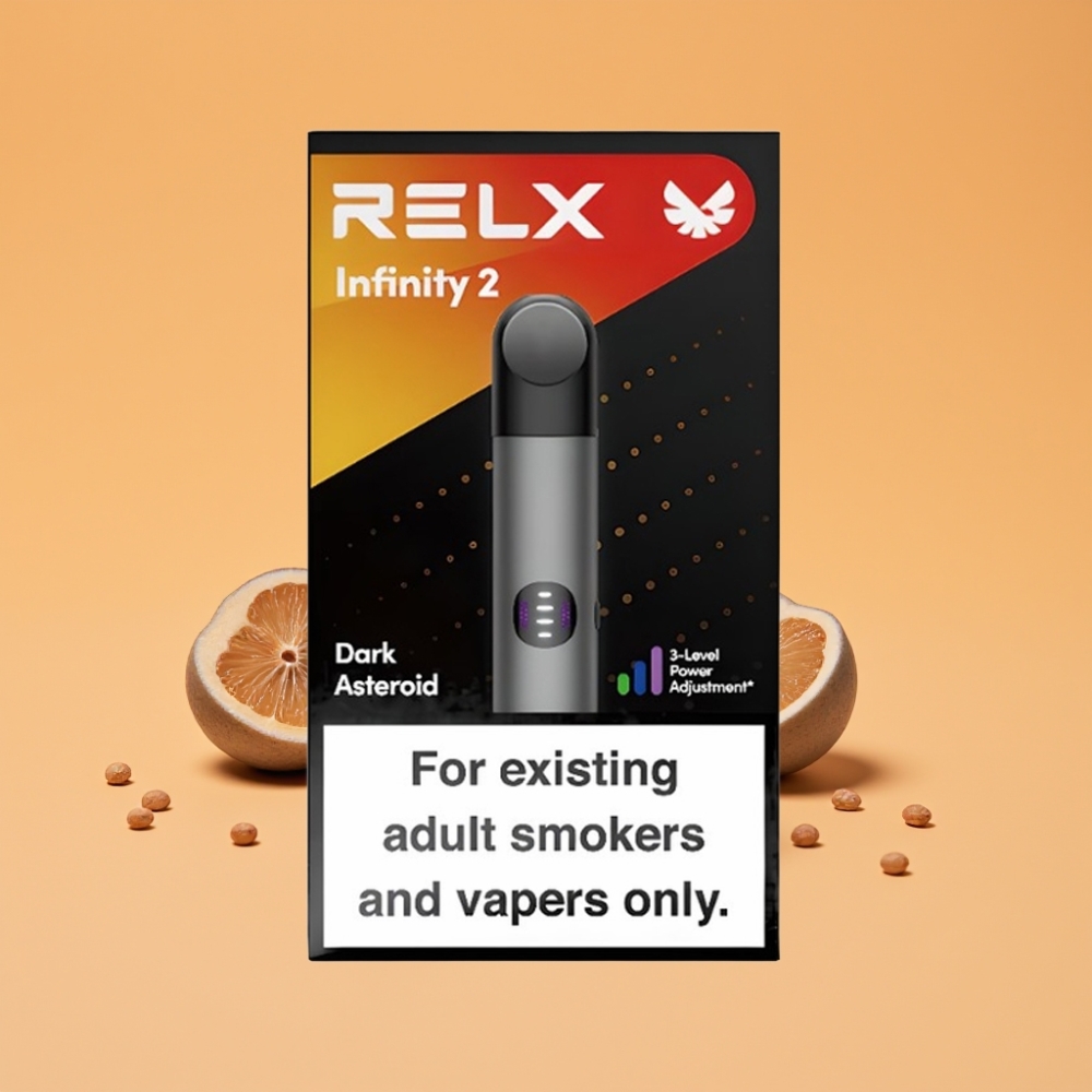 Relx Infinity 2 Vape Device Grå med 1,9 ml Pod og 440mAh Batteri
