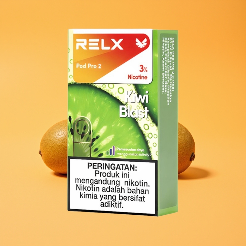 Denmark distributors RELX Pod Pro 2 Vape Device Nicotinindhold 3% Kiwi Eksplosion