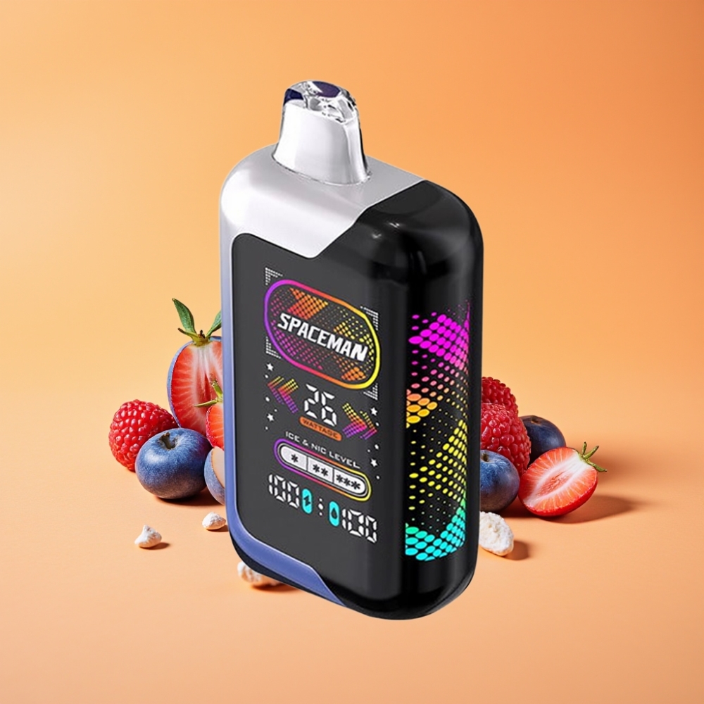 Denmark distributors SMOK SPACEMAN SP40000 EngangsVape Blå Hindbær Is